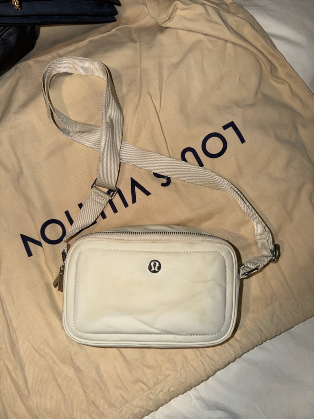 lululemon athletica Cream Crossbody Bag